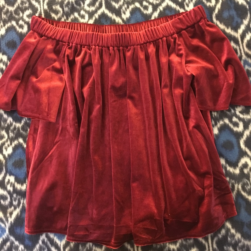 Velvet Philosophy Off the Shoulder Top